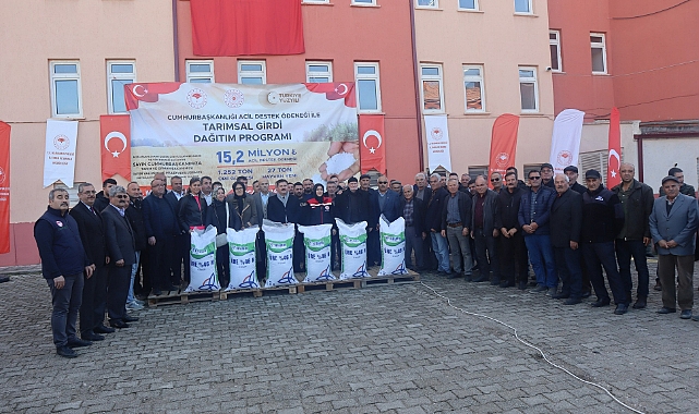 2023 YILINDA DOĞAL AFETTEN ZARAR GÖREN ÇİFTÇİLERE GÜBRE VE YEM DESTEĞİ YAPILDI.