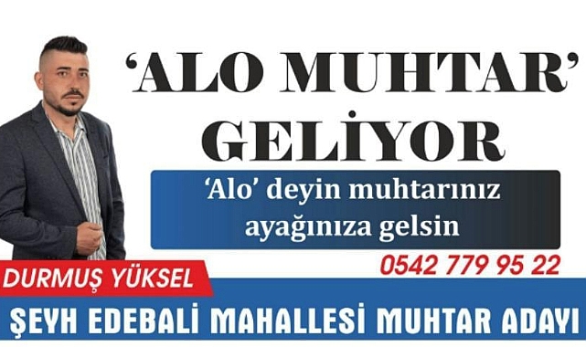 Alo Muhtar Geliyor
