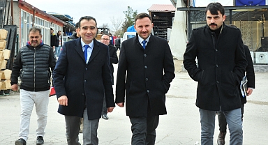 BAŞKAN KALAYCI ODUNCULAR SİTESİNİ ZİYARET ETTİ