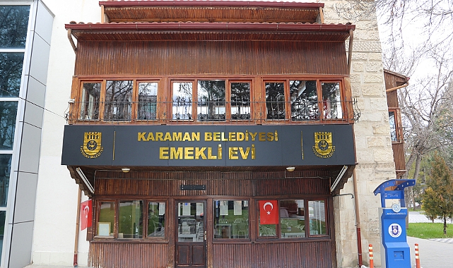 KARAMAN BELEDİYESİ EMEKLİ EVİ AÇILDI