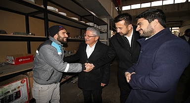 RECEP HOCA SANAYİ GEZİLERİNİ SÜRDÜRDÜ
