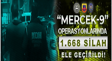 Silah Kaçakçılarına 'Mercek-9' Operasyonu: 2 Bin 36 Gözaltı