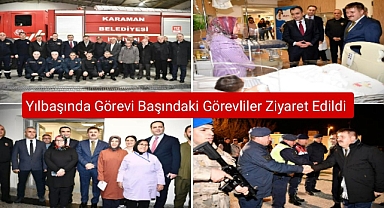 Yılbaşında Görevi Başındaki Görevliler Ziyaret Edildi