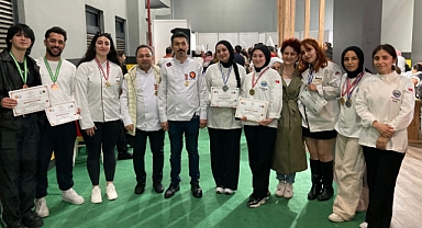 8. GASTRO ALANYA ULUSLARARASI YEMEK YARIŞMASINDAN KMÜ’YE 4 ALTIN MADALYA