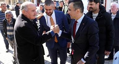 BAŞKAN KALAYCI MANSURDEDE MAHALLESİ ESNAFINI ZİYARET ETTİ