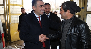 BAŞKAN KALAYCI YENİ SANAYİ ZİYARETİNE DEVAM EDİYOR