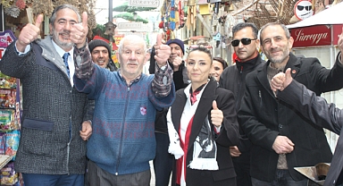Çeliktaş, İmaret ve Gazidükkan Mahallelerinde esnaf, kahve ve ev ziyaretleri gerçekleştirdi.