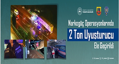 Narkogüç Operasyonlarında 2 Ton Uyuşturucu Ele Geçirildi: 456 Gözaltı