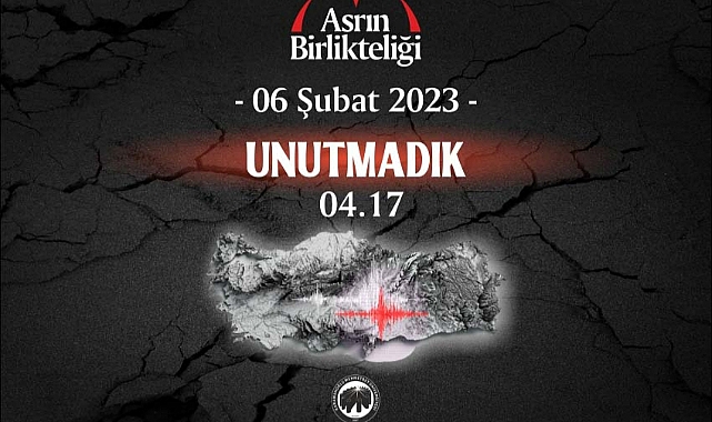 REKTÖR GAVGALI “ASRIN FELAKETİ”NİN BİRİNCİ YILI DOLAYISIYLA MESAJ YAYIMLADI