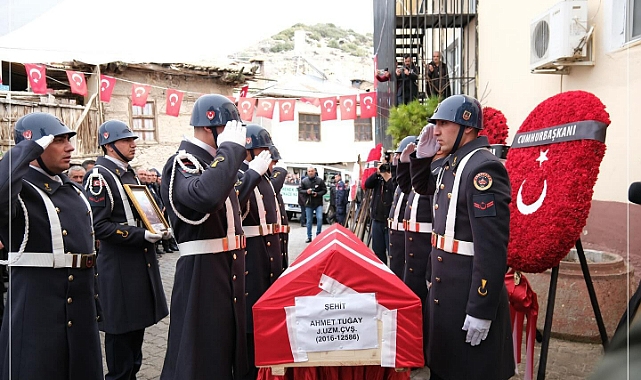 Şehit J.Uzm.Çvş. Ahmet Tuğay Son Yolculuğuna Dualarla Uğurlandı