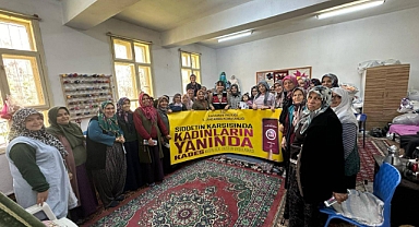 ''ŞİDDETİN KARŞISINDA KADINLARIN YANINDAYIZ -KADINA EL KALKAMAZ''
