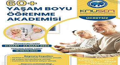 ‘60+ YAŞAM BOYU ÖĞRENME AKADEMİSİ’ BAŞVURULARI BAŞLIYOR