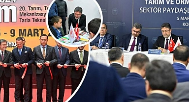 BAKAN YUMAKLI, KONYA’DA TARIM SEKTÖRÜ PAYDAŞLARI İLE BİR ARAYA GELEREK, KONYA TARIM FUARI’NIN AÇILIŞINI YAPTI
