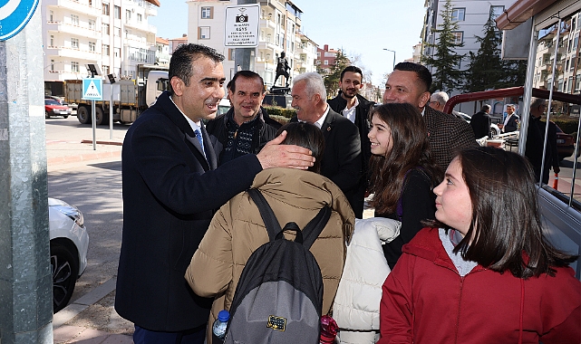 BAŞKAN KALAYCI K. KARABEKİR PAŞA CADDESİ ESNAFLARINI GEZDİ