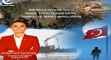 Elif ÇELİKTAŞ “Çanakkale Zaferi’nden alınması gereken en önemli ders ise; birlik ve beraberliğimizdir.