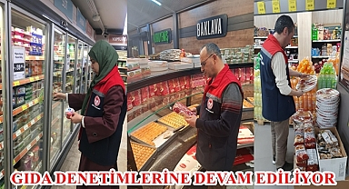 GIDA DENETİMLERİNE DEVAM EDİLİYOR.