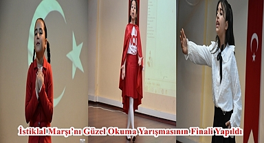 İstiklal Marşı’nı Güzel Okuma Yarışmasının Finali Yapıldı