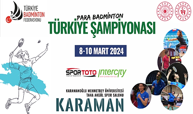 KARAMAN, PARA BADMİNTON TÜRKİYE ŞAMPİYONASINA EV SAHİPLİĞİ YAPACAK