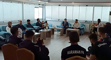 Özel Öğrenciler, Karaman FK Futbolcularıyla Buluştu