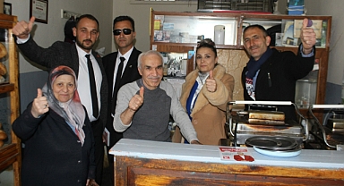 Yeniden Refah Partisi Karaman Belediye Başkan adayı Durdu Elif ÇELİKTAŞ esnaf ziyaretleri ediyor