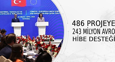 486 PROJEYE 243 MİLYON AVRO HİBE DESTEĞİ