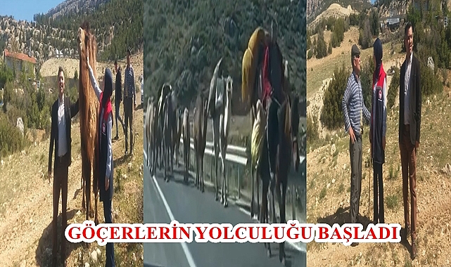 GÖÇERLERİN YOLCULUĞU BAŞLADI