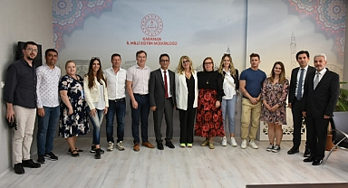 İl Müdürü Çalışkan, Avrupalı Eğitimcileri Ağırladı