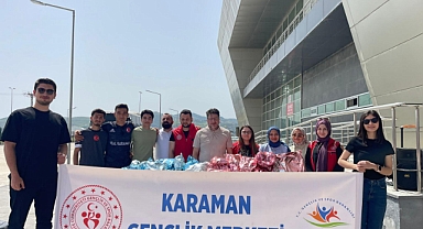 KARAMAN GENÇLİK MERKEZİNDEN HATAY’A GÖNÜL KÖPRÜSÜ