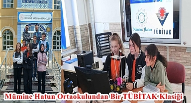 Mümine Hatun Ortaokulundan Bir TÜBİTAK Klasiği