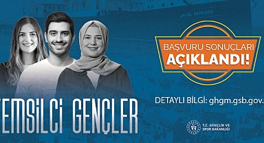 19 MAYIS İÇİN ‘TEMSİLCİ GENÇ’ BAŞVURU SONUÇLARI AÇIKLANDI