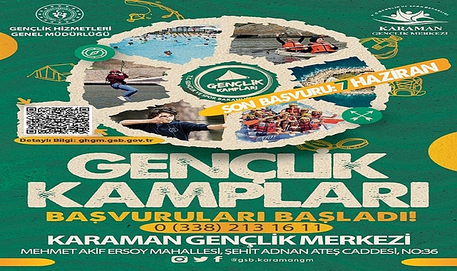 GSB GENÇLİK KAMPI BAŞVURULARI DEVAM EDİYOR