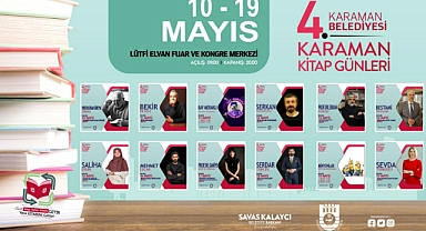 KARAMAN BELEDİYESİ 4. KİTAP GÜNLERİ CUMA GÜNÜ BAŞLIYOR