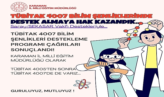 Karaman İl Millî Eğitim Müdürlüğü Projeleriyle Yine Fark Yaratıyor