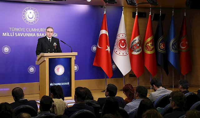 Millî Savunma Bakanlığında Haftalık Basın Bilgilendirme Toplantısı Gerçekleştirdi