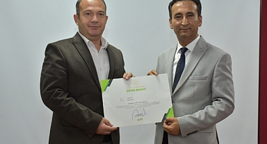 Piri Reis İlkokuluna 'Çevre Beratı' Onuru