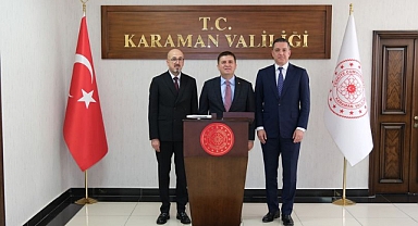 Türkiye Barolar Birliği Başkanı Av. Ramiz Erinç Sağkan Vali H.Engin Sarıibrahim’e ziyarette bulundu.