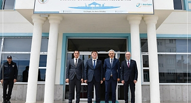 Vali H.Engin Sarıibrahim Yüksel Büyükkarcı’ya Hayırlı Olsun Ziyaretinde Bulundu