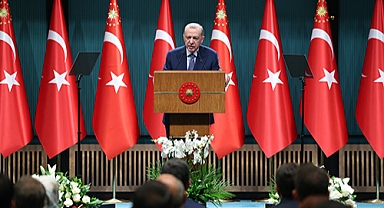 Cumhurbaşkanı Erdoğan, Cumhurbaşkanlığı Kabinesi Toplantısı’nın Ardından Açıklamada Bulundu