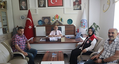 İl Müdürü Hatice Bulut Belediye Başkanı Durmuş Demir'i Ziyaret Etti