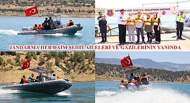 JANDARMA HER DAİM ŞEHİT AİLELERİ VE GAZİLERİNİN YANINDA