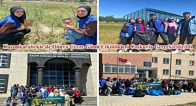 Kazımkarabekir'de Dünya Çevre Günü Etkinlikleri Coşkuyla Gerçekleştirildi