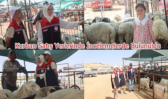 Kurban Satış Yerlerinde İncelemelerde Bulunuldu