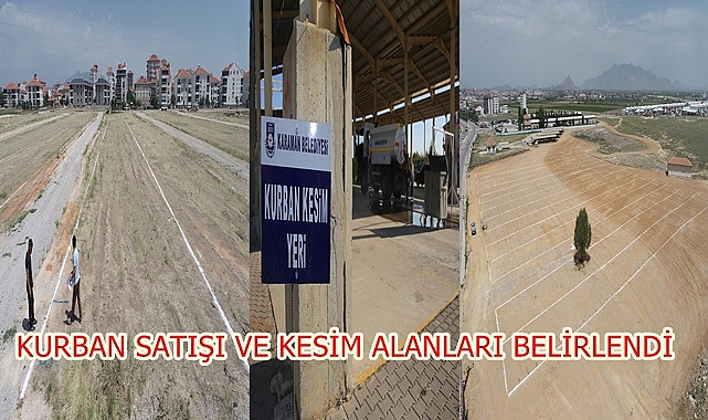 KURBAN SATIŞI VE KESİM ALANLARI BELİRLENDİ