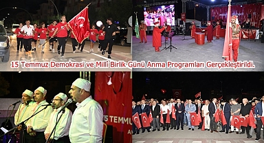 15 Temmuz Demokrasi ve Millî Birlik Günü Anma Programları Gerçekleştirildi.