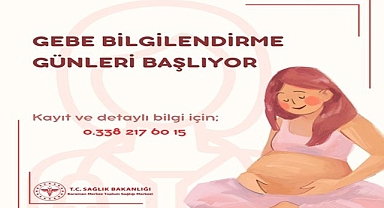 Gebe Bilgilendirme Günleri Başlıyor