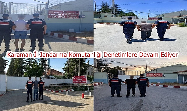 Karaman İl Jandarma Komutanlığı Denetimlere Devam Ediyor