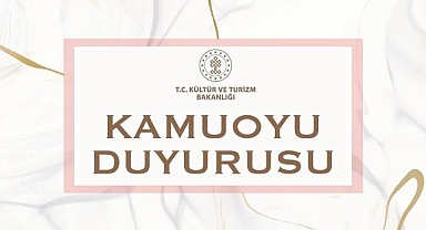 Kültür ve Turizm Bakanlığı BASIN AÇIKLAMASI