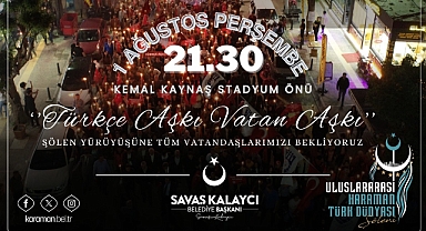 TÜRK DÜNYASI ŞÖLENİ YARIN BAŞLIYOR