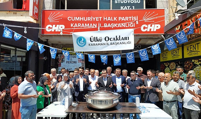 Ülkü Ocakları Karaman İl Başkanlığı Aşure İkramında Bulundu.