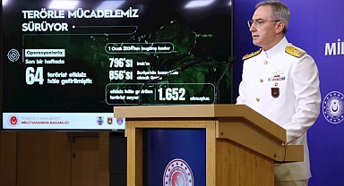 64 TERÖRİST ETKİSİZ HÂLE GETİRİLDİ